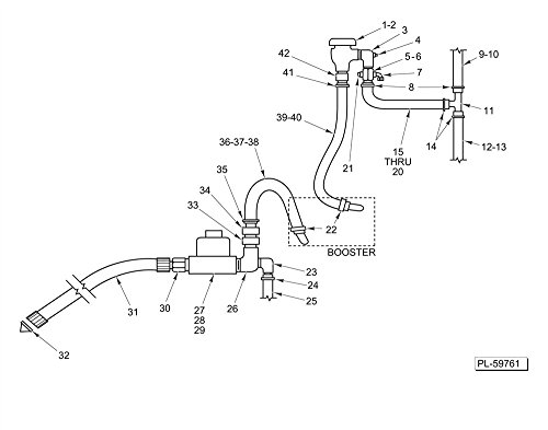 Hobart 00-329017-00003 Hobart HOSE 147;234; X 19.37534; L ADAPTAFLEX (00-329017-00003)