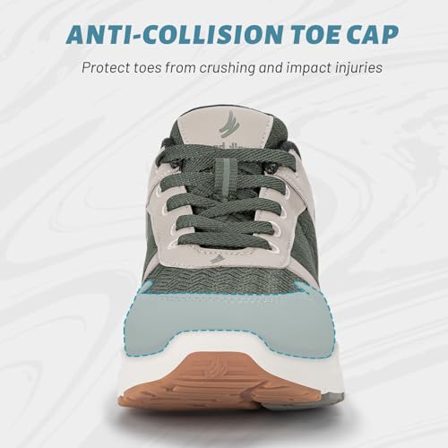 Image of Walking Shoes for Men with Arch Support - Orthopedic Comfortable Sneakers for Plantar Fasciitis - Breathable Non Slip Shoes for Flat Feet & Pain Relief