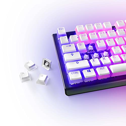 Teclas de pudín SteelSeries PrismCaps mecánicas MX con distribución alemana 5
