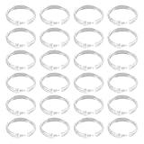 Crochets pour rideau de : grâce à leur design lisse, ces crochets pour tringle à rideau s’ouvrent et se ferment facilement et sans effort. nos anneaux de rideau de décoratifs sont parfaits pour la salle de bain