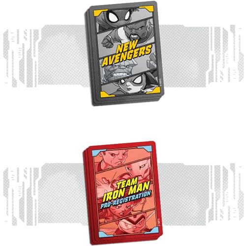 CMON Marvel United: Team Decks Expansion - Juego de Estrategia de miniaturas de Mesa, Juego cooperativo de superhéroes para niños y Adultos, a Partir de 14 años, 1-5 Jugadores, Tiempo de Juego de 45