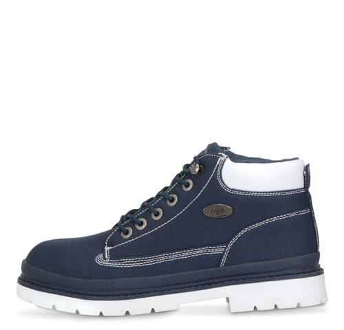 Lugz Men's Drifter Ripstop Boot, Navy/White, 10.5 D US