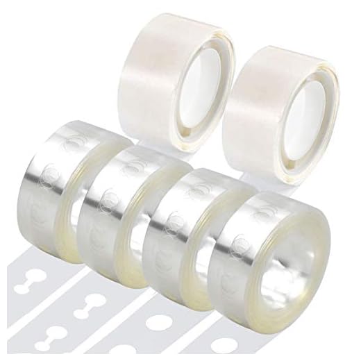 HQdeal 4 Rollos 5M Arco para Globos, Kit de Cinta de Tira Decorativa, Guirnalda de Arco de Globos Kit con 2 Rollos Pegamento de Punto de Globo para la Fiesta de Navidad Bodas Cumpleaños