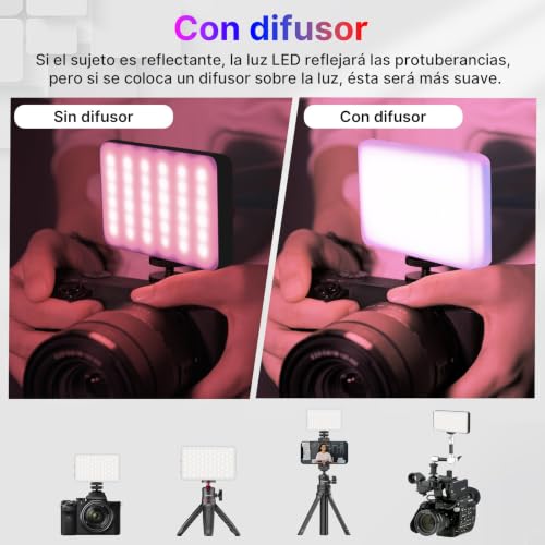 Image of Ulanzi VL120 RGB Video Light On-Camera, 3100mAh, 2500-9000K Pocket Lights