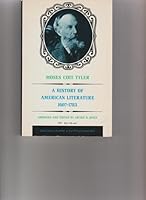 A History of American Literature 1607-1783. B001JL847A Book Cover