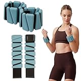 Gaiam Wrist and Ankle Weights, Wearable Bracelet to Strengthen, Tone & Sculpt, Adjustable Ankle Weights for Women & Men for Yoga, Dance, Pilates, Barre, Cardio, Home & Gym Use