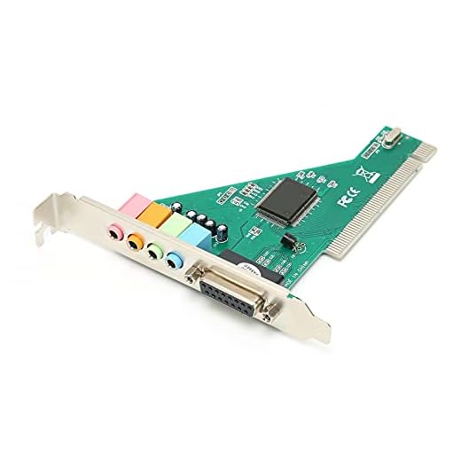 Pci Sound Card 120db Pci Sound Card Computer Built In Sound Card Computer Accessory Pci Sound Card 120db Duplex Playback Computer Accessory with 4 Channel for 98 8738