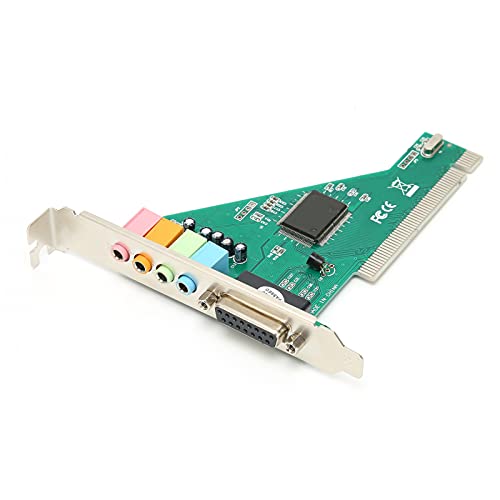 Pci Sound Card 120db Pci Sound Card Computer Built In Sound Card Computer Accessory Pci Sound Card 120db Duplex Playback Computer Accessory with 4 Channel for 98 8738