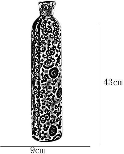 Vase en porcelaine fleur rétro pour stabiliser vos grands bouquets sans risque de chute - 2