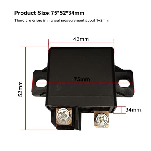 Relais de préchauffage haute puissance 80A 12V pour un démarrage fluide