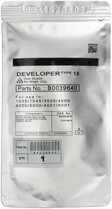 OEM 2PCS Black Compatible Type 19 Developer Powder for Aficio CET1015 1018 1027 1032 3025 2500 3352