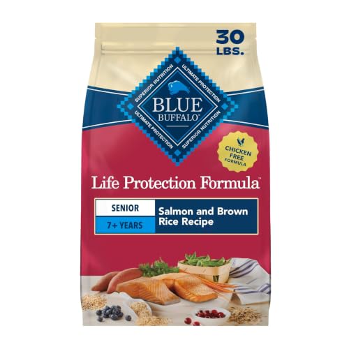 Blue Buffalo Life Protection Formula Salmon Senior 7+ Dry Dog Food 30 lb