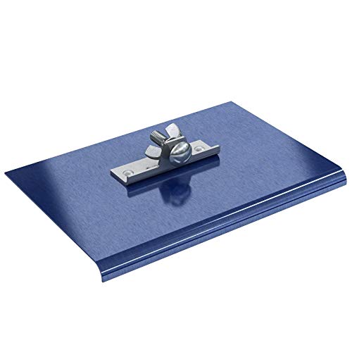 Bon Tool 22-746 Blue Steel Walking Edger, 9-inch x 6-inch, 3/8-inch Radius, 1/2-inch Depth