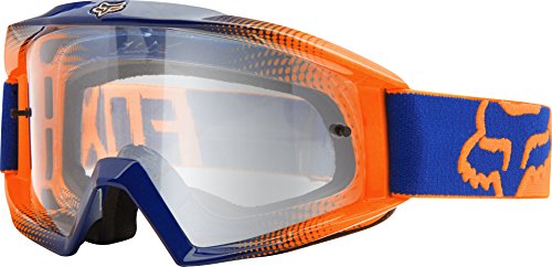 Fox Racing Main Race 2 Unisex Motocross Motorcycle Goggles Eyewear - Orange-Blue/Clear/No Size