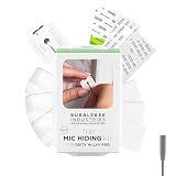 Bubblebee Mic Hiding Kit for Deity W.Lav Pro - Lapel Microphone Hiding Kit, Noise & Wind Reduction & Case for Content Creators, Videographers, Audio Engineers & Filmmakers - White