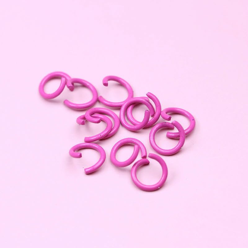 6/8/10 mm, 4000–10000 Stück, runde O-Ringe aus Metall, Legierung, offene Biegeringe, Metallverbindungsringe, Schmuck-Spaltringe, Verbindungsstücke für die Schmuckherstellung