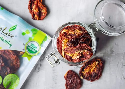 image for Food to Live - Organic Sun-Dried Tomatoes with Sea Salt, 2 Pounds - Sa