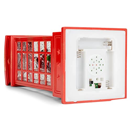 Raz Imports 10" Santa In Lighted Water Booth #TOP4