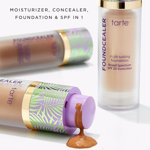 tarte babassu foundcealer skincare foundation Broad Spectrum SPF 20-27N light-medium neutral (light to medium skin with a balance of warm & cool undertones) - full size - Image 4