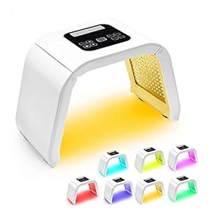 7 Color PDT Lamp Photon Beauty Machine Whitening Removes Repair Skin Anti-Aging Foldable Spa Mask Machine