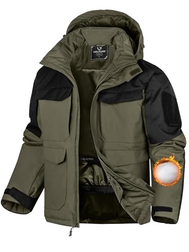 FREE SOLDIER Men's Waterproof Ski Winter Jacket