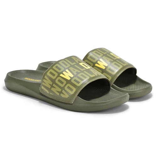 Image of Woodland Men's Black Eva Slides-UK-5 (EURO 39)