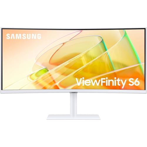 Image of Samsung 34 inch ViewFinity S65TC Ultra-WQHD 100Hz AMD FreeSync HDR10 Curved Monitor Bundle with Deco Gear Wired Gaming Mouse + Large Extended Pro Gaming Mouse Pad Water Resistant