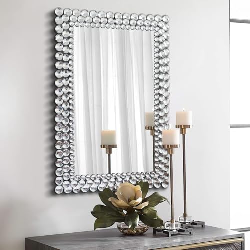 Image of Bathroom Vanity Mirrors for Over Sink, 24x36 Inche Bedroom Mirrors for Wall, Wall Mirrors Decorative for Living Room, Decorative Mirror for Decor, Entryway Wall-Mounted Mirrors