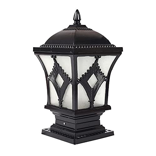 Lámpara de poste de puerta exterior LED y farol de pared cuadrado IP65 3