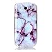 Produktbild SEYCPHE Hülle Kompatibel mit Samsung Galaxy S3 Handy Huelle Marmor Muster Print Dünn, Robuste Rückschale aus Kunststoff Handyhülle Schutz Case Cover - Rot