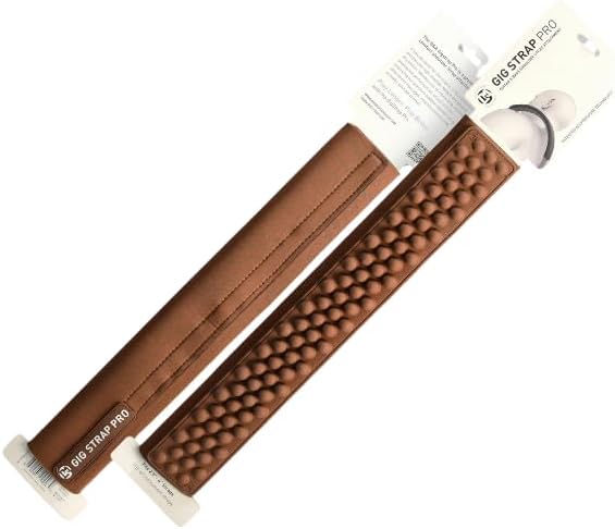 GIG STRAP PRO: World's Most Advanced Guitar Strap Pad w/Patented acupressure technology, relieves back & shoulder pain