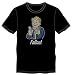 Fallout Character Mens Black T-shirt (Large)