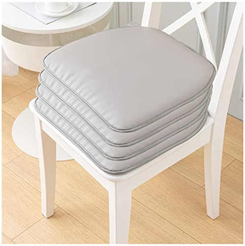 Coussin de siège antidérapant et imperméable en cuir noir longue durée