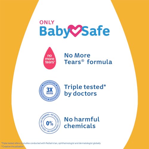 Image of Johnson's Baby No More Tears Baby Shampoo, 500ml (Pack of 2)