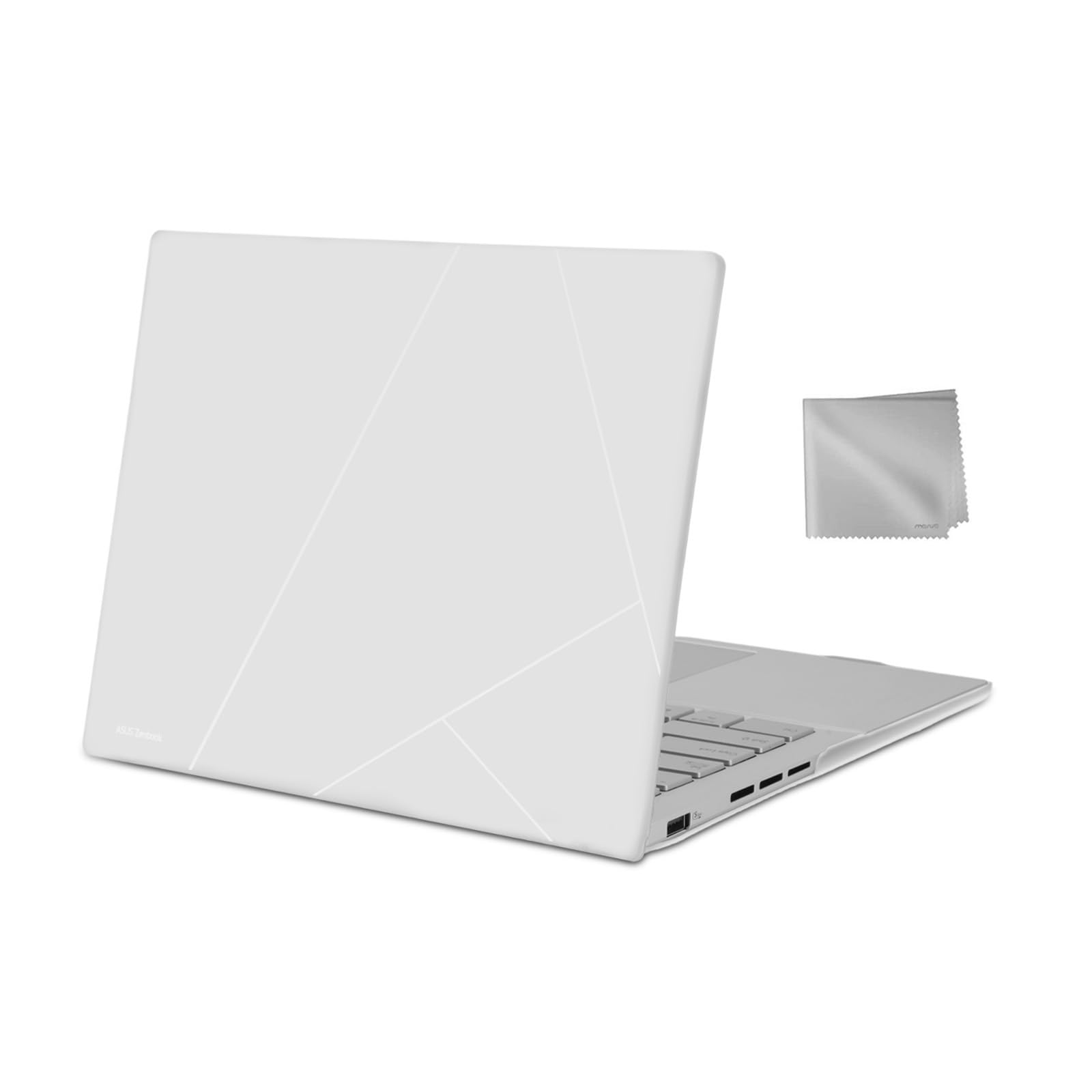 MOSISO Coque Compatible avec ASUS Zenbook 14 Pouces 2026 2025 2024 Release(modèles UX3405C), Léger Fin Amovible Coque Rigide en Plastique avec Chiffon,Translucide