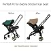 Khaki Canopy Replacement Set for Doona Stroller & Car Seat - 3-in-1 with Shoulder Straps, 1-Min Easy Install, Perfect Fit for Baby