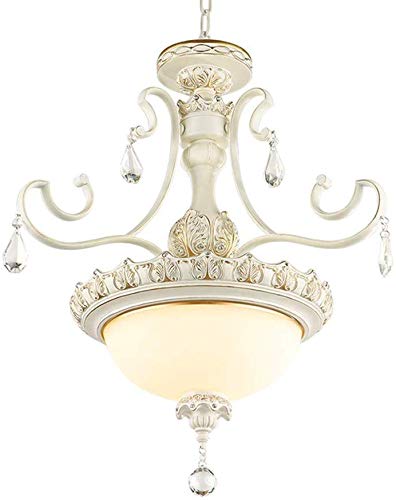 Preisvergleich Produktbild Deckenleuchten Kronleuchter Lampe Beleuchtung Deckenleuchte Hängende LED-Leuchten Abdeckung Lampen Zimmer Schlafzimmer Dekorative Kreative Kristall Weiß A ++ 123 (Farbe: A)