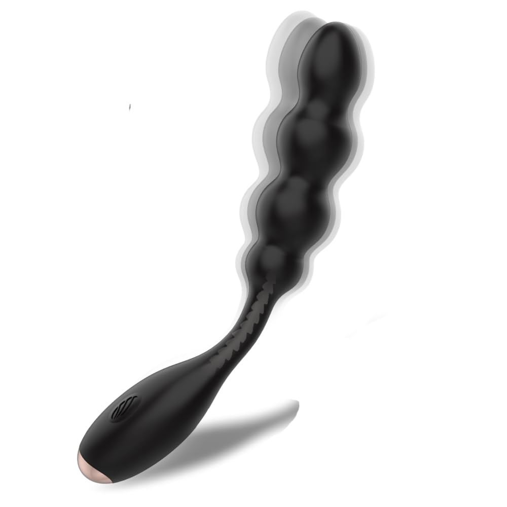 Màssaggiatòre Prǒstаtico Elettrico Wireless Portatile con Anèlli Pène, Plugs Pròstàté Màssaggiandò 9 Modalità di Màssàggio