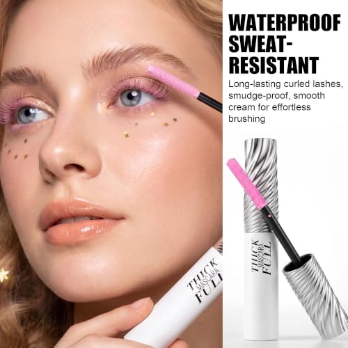 AKARY Volumizing Lengthening Mascara, Waterproof Smudge-Proof Lash Makeup... - Image 5