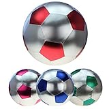 1 pelota gigante de PVC de aprox. 50 cm de diámetro, diseño metálico