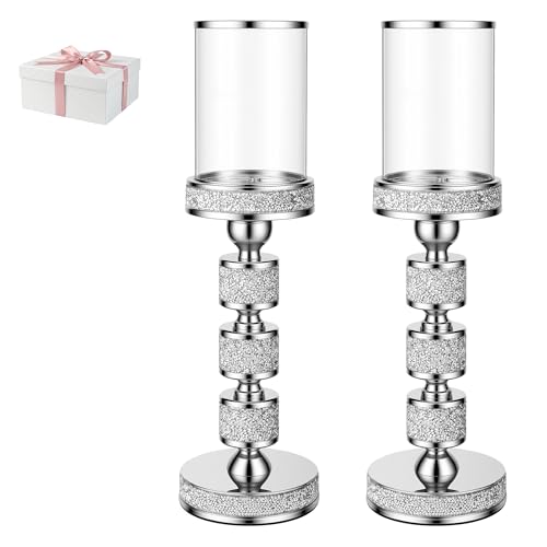 Dounx Large Hurricane Candle Holder 2 Pcs