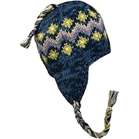 Nepal Hand Knit Sherpa Hat with Ear 