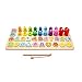 Lihgfw Spielzeug Frühe Bildung Educational Holzblock Logarithmic Board Puzzle 1-15 Jahre alte Kinderspielzeug Angeln Logarithmic Board [6 Wege zum Spielen] (Color : Multi-Colored)