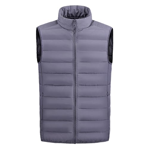 Gilet à capuche matelassé veste matelassée homme manteau hiver léger