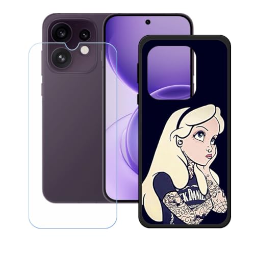 BMPNLSZ �K�p OPPO Reno16 5G�p+HD�����K���X�ɓK�����ėpTPU�P�[�X - WZ1