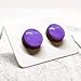 Stud Earrings Set, Lavender Purple, 10 mm, Round Studs for Women Girls Men, Handmade, Stainless Steel Posts for Sensitive Ears, Lightweight Color Dot earrings by Candi Cove Designs