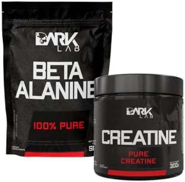 Kit Creatina Monohidratada Pura 300g + Beta Alanina Pura 500g, Da...