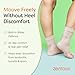 ZenToes Achilles Tendon Support Sleeve, Padded Compression Sleeve for Achilles Tendonitis Relief & Haglunds Heel, Washable Padded Socks & Heel Protectors for Bursitis Relief, 1 Pair