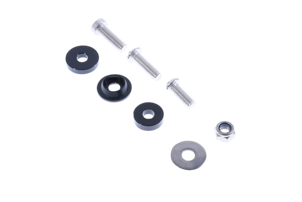 avdb-moto Patte/Support de Fixation Échappement compatible avec APRILIA RSV4 1000 RSV 4 RK 2009-2014 (ALUMINIUM)
