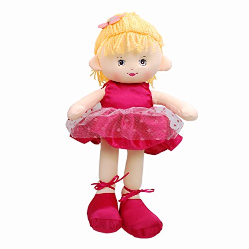 Muñeca de trapo Linzy Valerie Ballerina 16 pulgadas miniatura 1